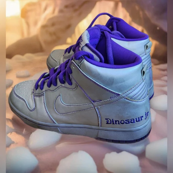 RARE NIKE DUNK HIGH PREMIUM SB DINOSAUR JR 313181-003 SIZE 9 - Picture 5 of 8